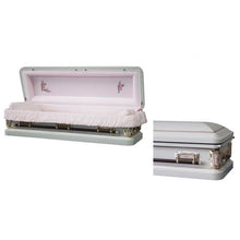 Load image into Gallery viewer, CARNATION FULL COUCH WITH FOOT PANEL - Caskets Warehouse