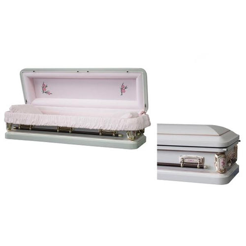 CARNATION FULL COUCH WITH FOOT PANEL - Caskets Warehouse